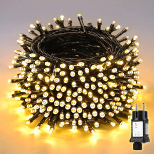 SALCAR Waterproof LED Fairy Lights - 23m, 360 LEDs, 8 Modes, Warm White