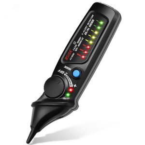 BSIDE Non-Contact Voltage Tester – 12-1000V AC Detector Pen with Adjustable Sensitivity, LED Indicator & Flashlight (AVD06)