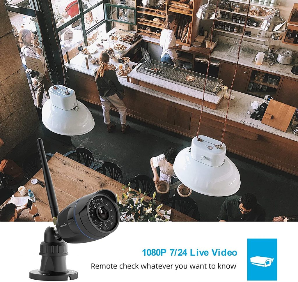 Wansview 1080P Waterproof WiFi Home Security Camera 