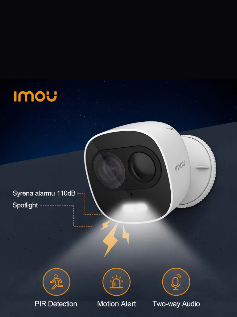 IMOU LOOC Active Deterrence Surveillance Camera with Siren and LED