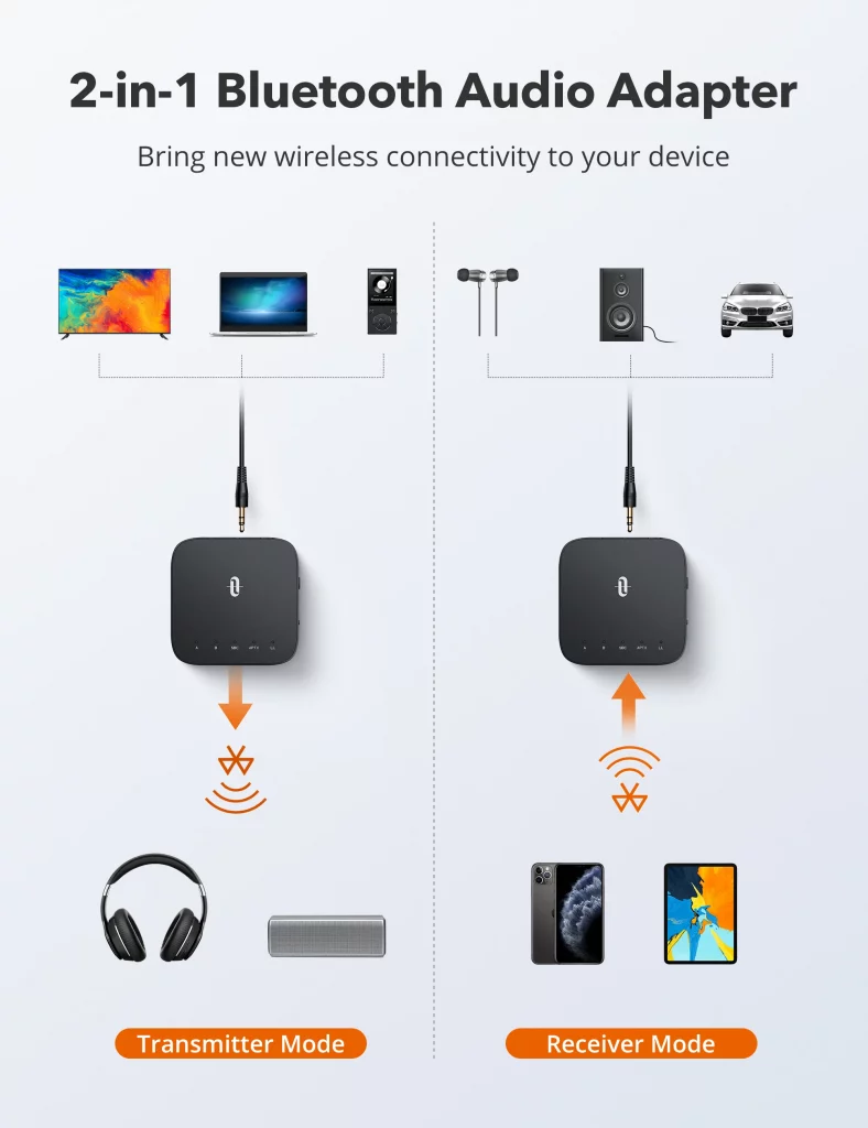 thumbnail image 2 of EBTOOLS Type C Bluetooth 5.4 Audio Transmitter - LE Audio Support With Auracast Sharing 2 of 10