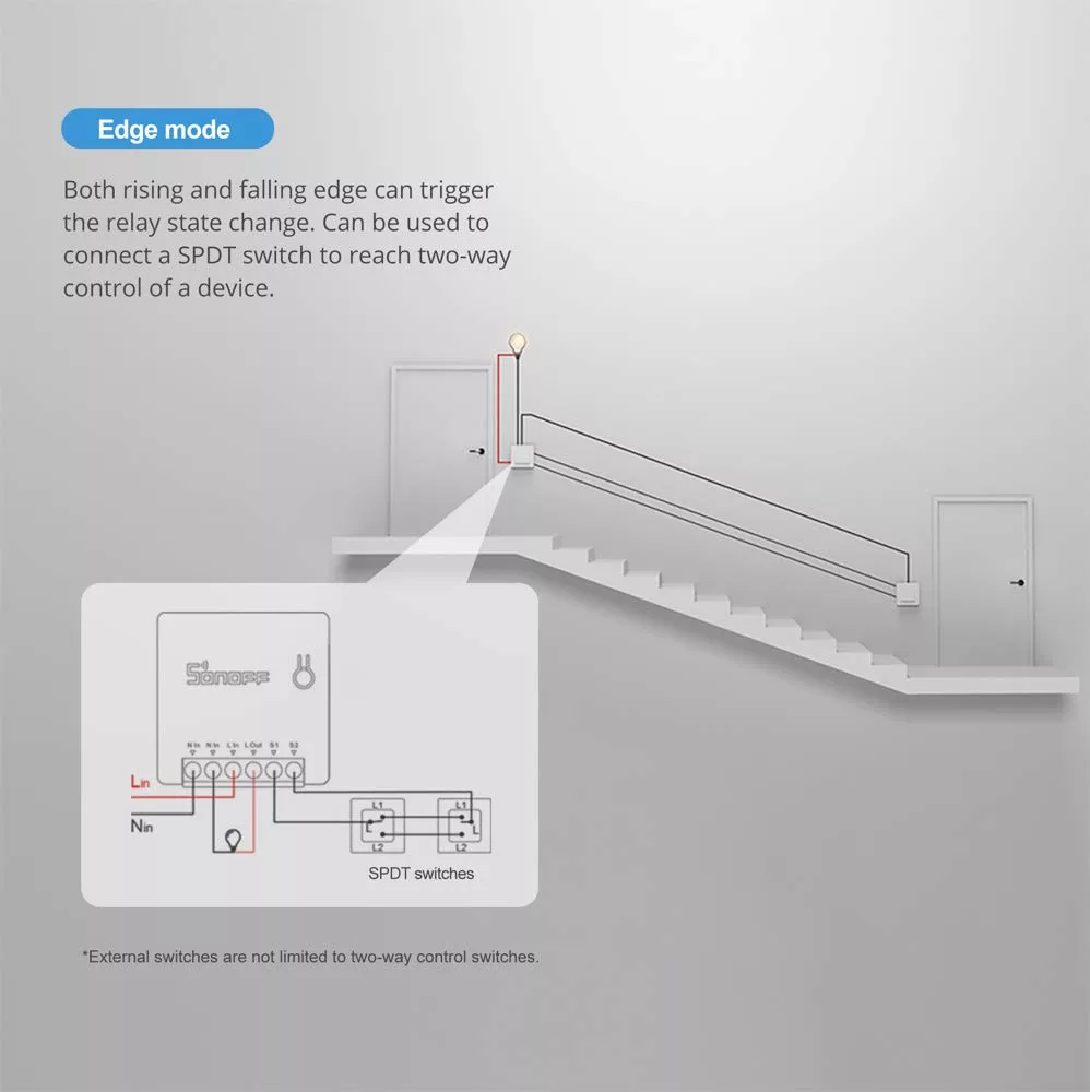 SONOFF Mini R2 10A Smart WiFi Switch with DIY Mode - Smart Home