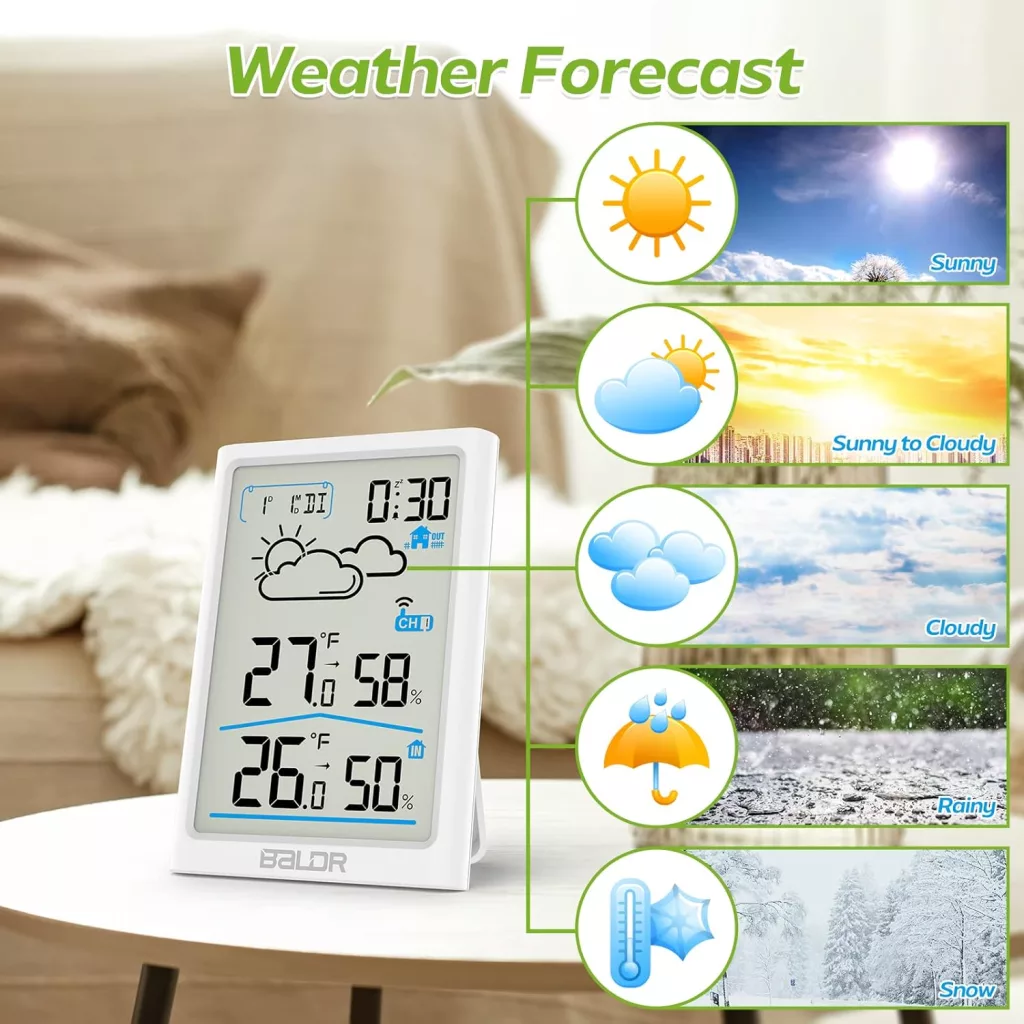 Wireless weather station hygrometer, CATEGORIES \ House \ Thermometers